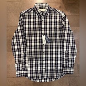 The Jack Shirt Rinsed Indigo Plaid – Size Small – New With Tags